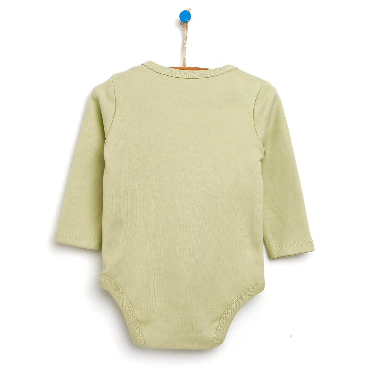 HelloBaby Long Sleeve Bodysuit - Khaki
