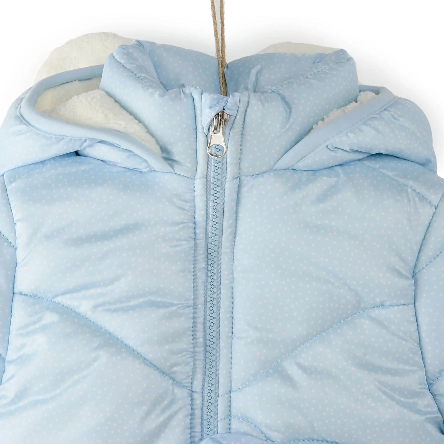 Midimod Baby Girl Coat with Ears - Blue