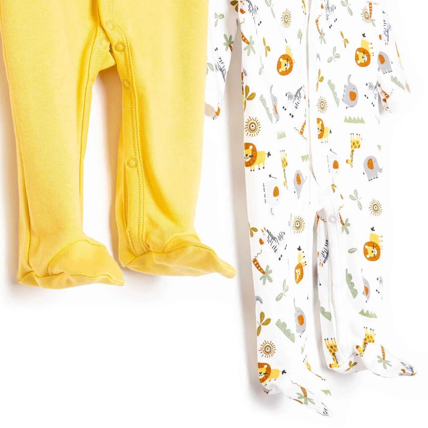 HelloBaby Newborn 2pcs Jumpsuit-Hat - Green