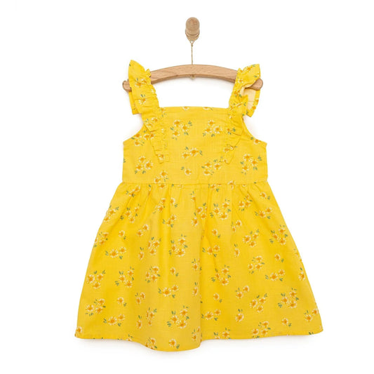 HelloBaby Sun Flower Girl Dress - Yellow