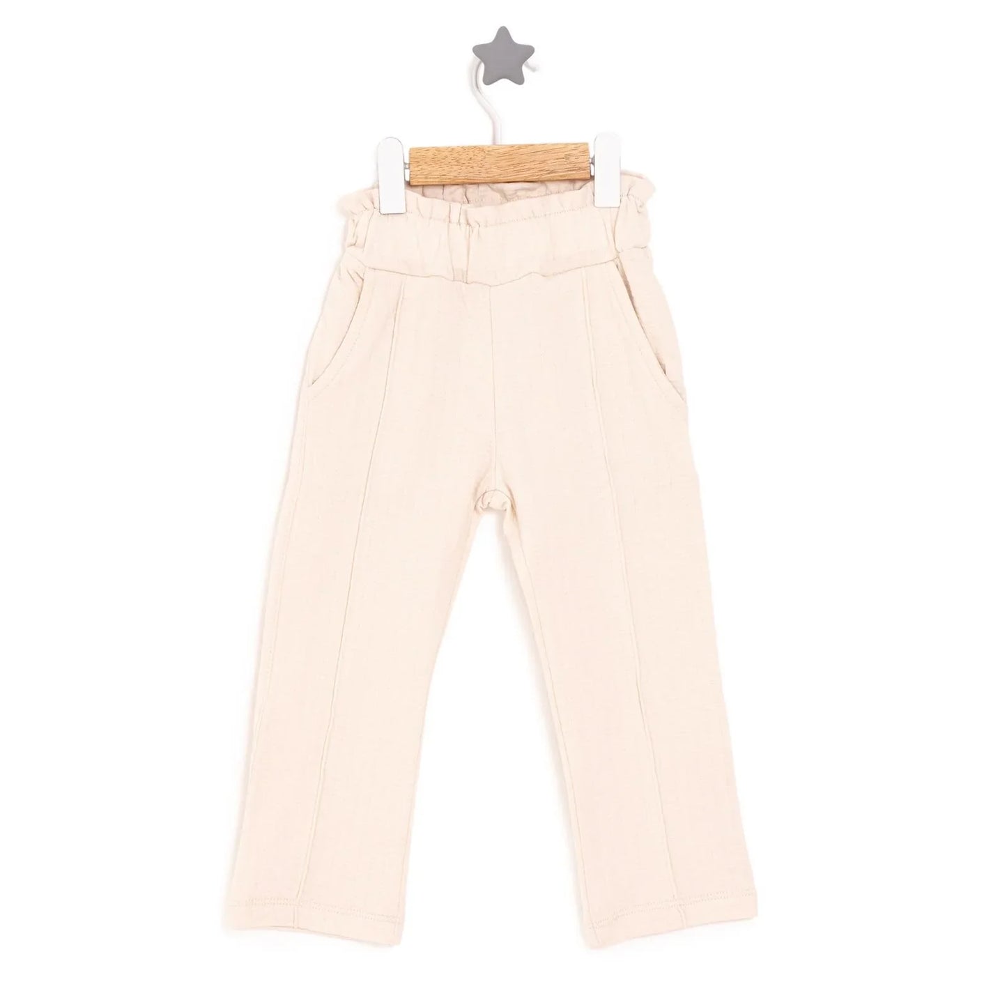 BabyZ Pretty Girl Girl Sweatshirt-Pants - Beige