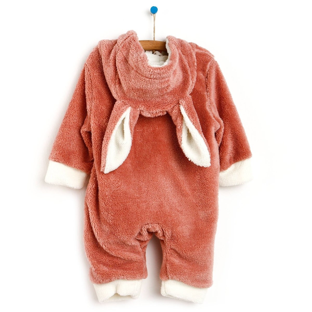 Midimod Newborn Welsoft Jumpsuit - Light Rose
