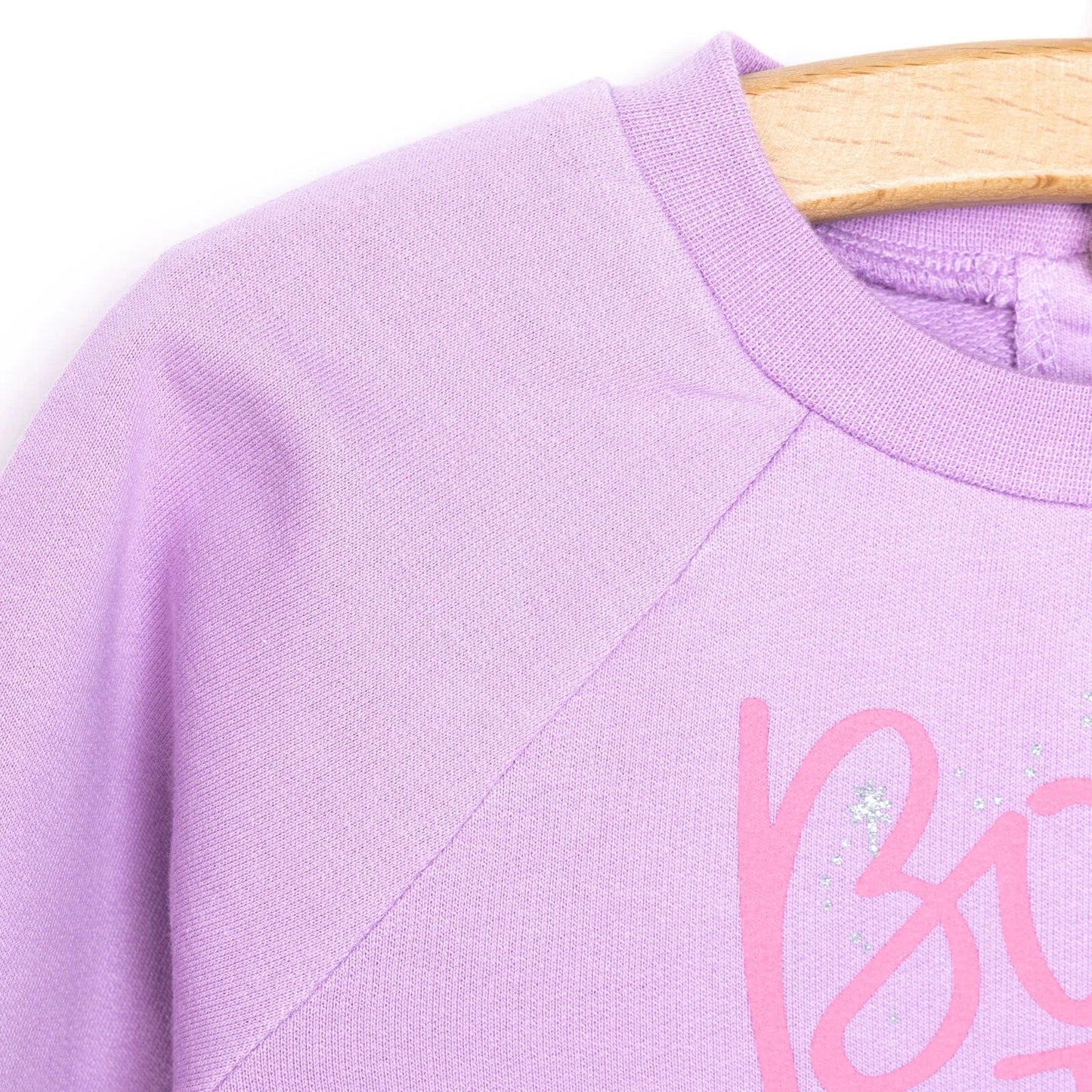 HelloBaby Basic Girl Knitted Ruffled Dress - Purple