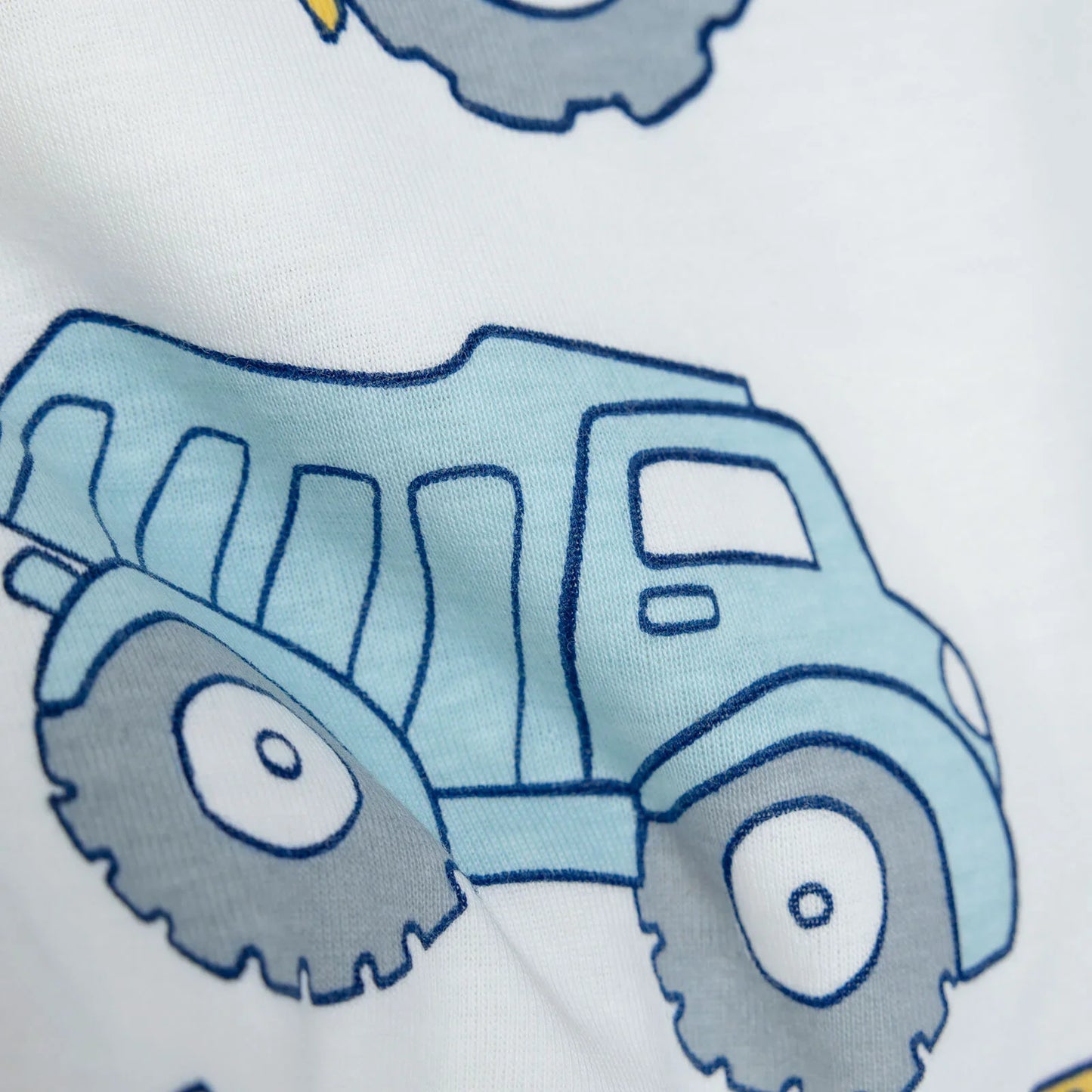 HelloBaby Animal Patterned Short Sleeve Body - Ecru