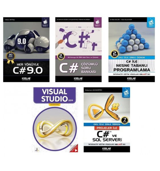 C# Eğitim Seti (5 Kitap Takım)