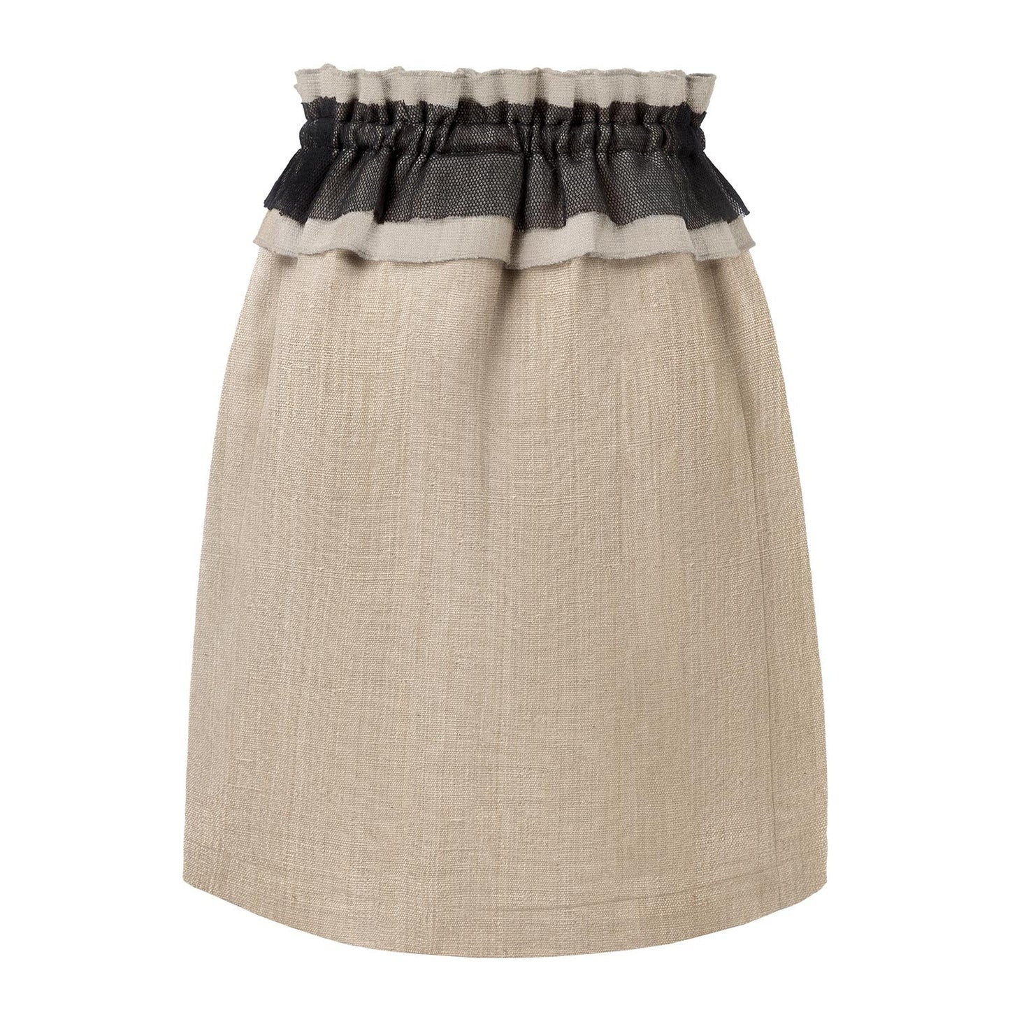 World Exlusive Limited Edition Lotus Skirt with Linen Ruffle-2