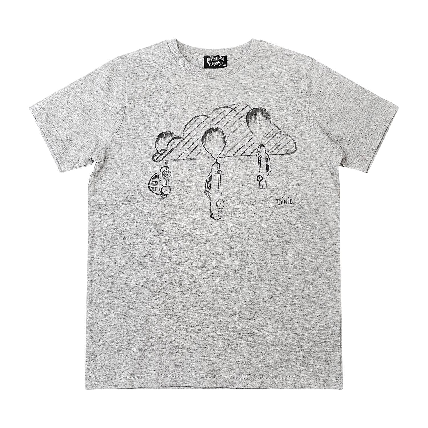 Hand Painted Upcycled T Shirt Short Sleeve-0