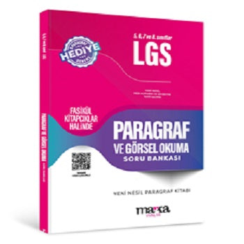 2025 5, 6, 7 ve 8. sınıflar için LGS Paragraf ve Görsel Okuma Soru Bankası (Ciltli)