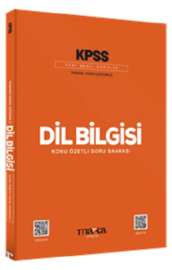 2025 KPSS Dil Bilgisi Konu Özetli Yeni Nesil Soru Bankası Tamamı Video Çözümlü (Ciltli)