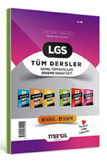 2025 LGS Genel Konular Tüm Dersler Deneme Sınavı Seti 6 Fasikül 27 Deneme