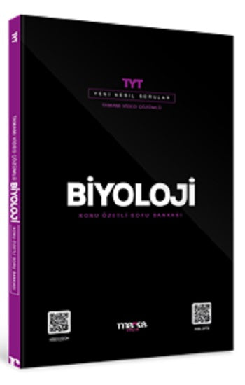 2025 TYT Biyoloji Konu Özetli Yeni Nesil Soru Bankası Tamamı Video Çözümlü (Ciltli)