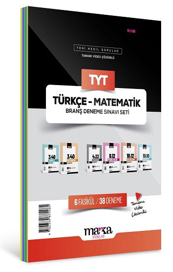 2025 TYT Türkçe - Matematik Branş Deneme Sınavı Seti 6 Fasikül 38 Deneme