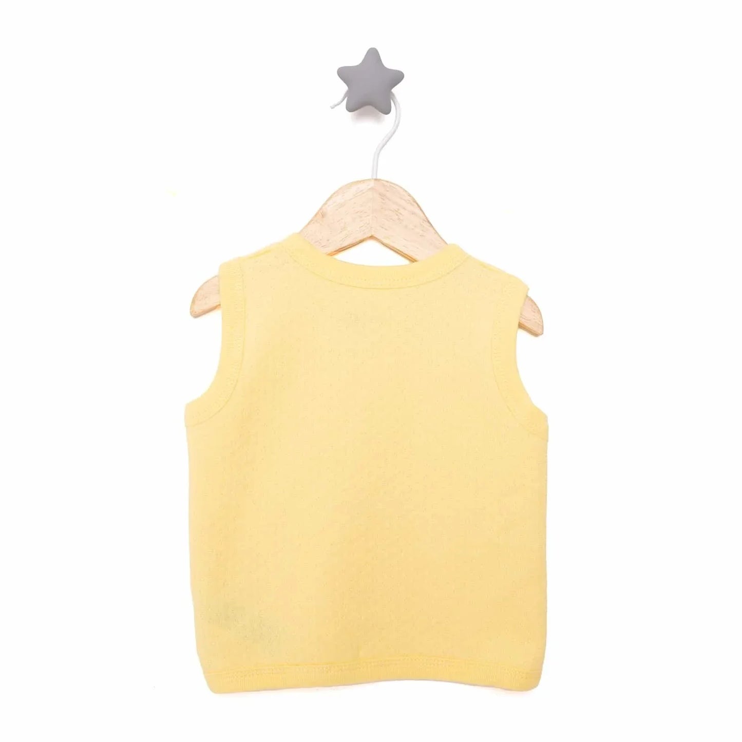 HelloBaby Quilted Vest - Light Yellow