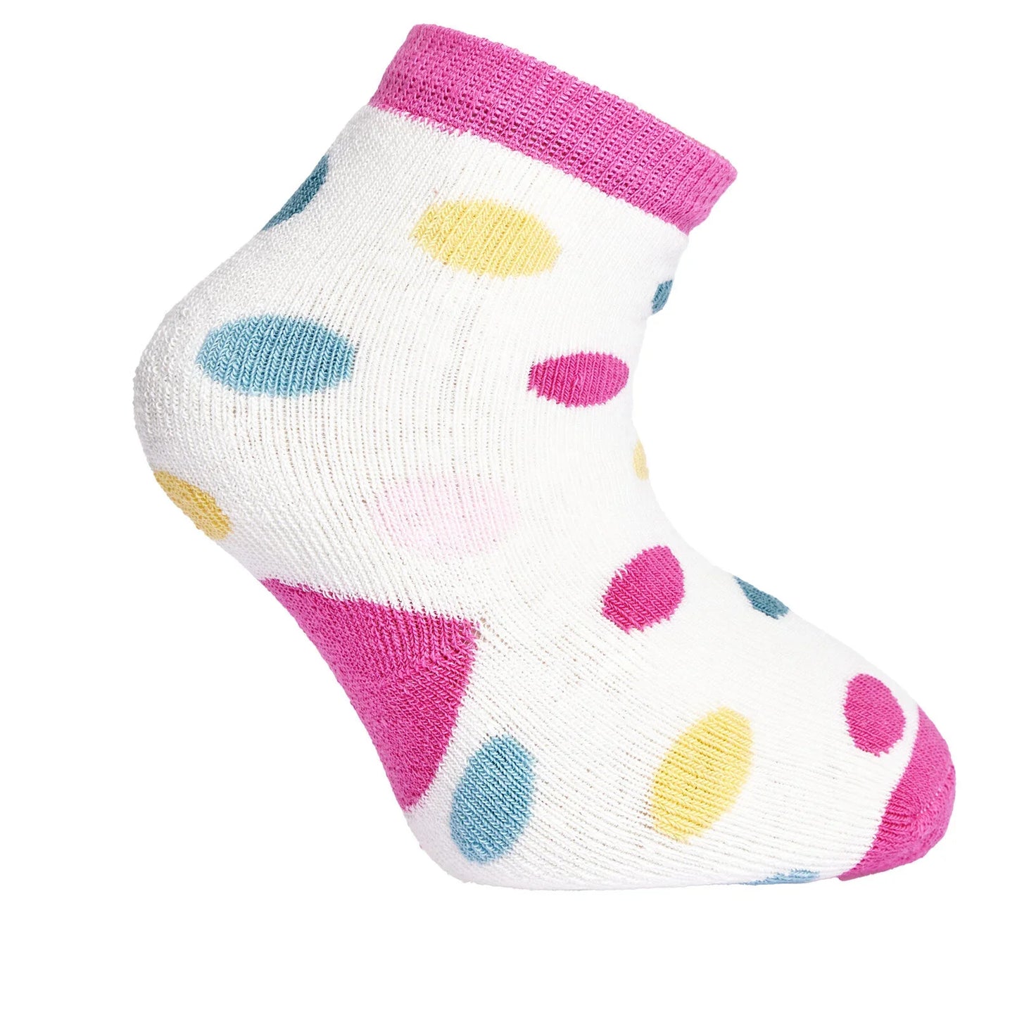 HelloBaby Baby Girl Chenille Socks 3 Pcs - Light Pink