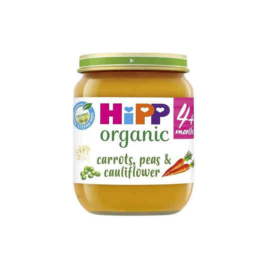 HiPP Organic Carrots Peas & Cauliflower Jar 4+ months 125g