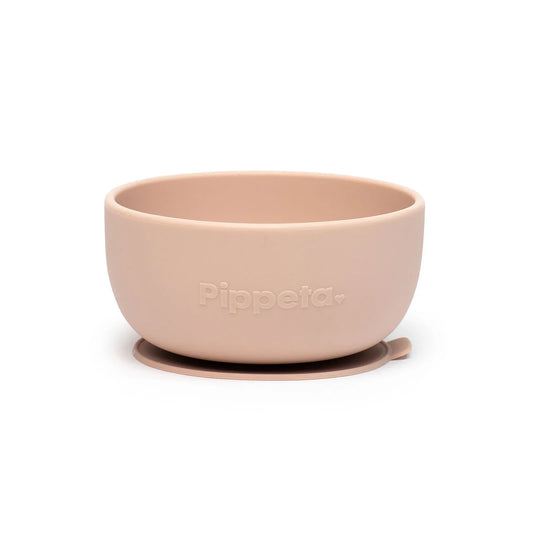 Pippeta Silicone Suction Bowl - Ash Rose