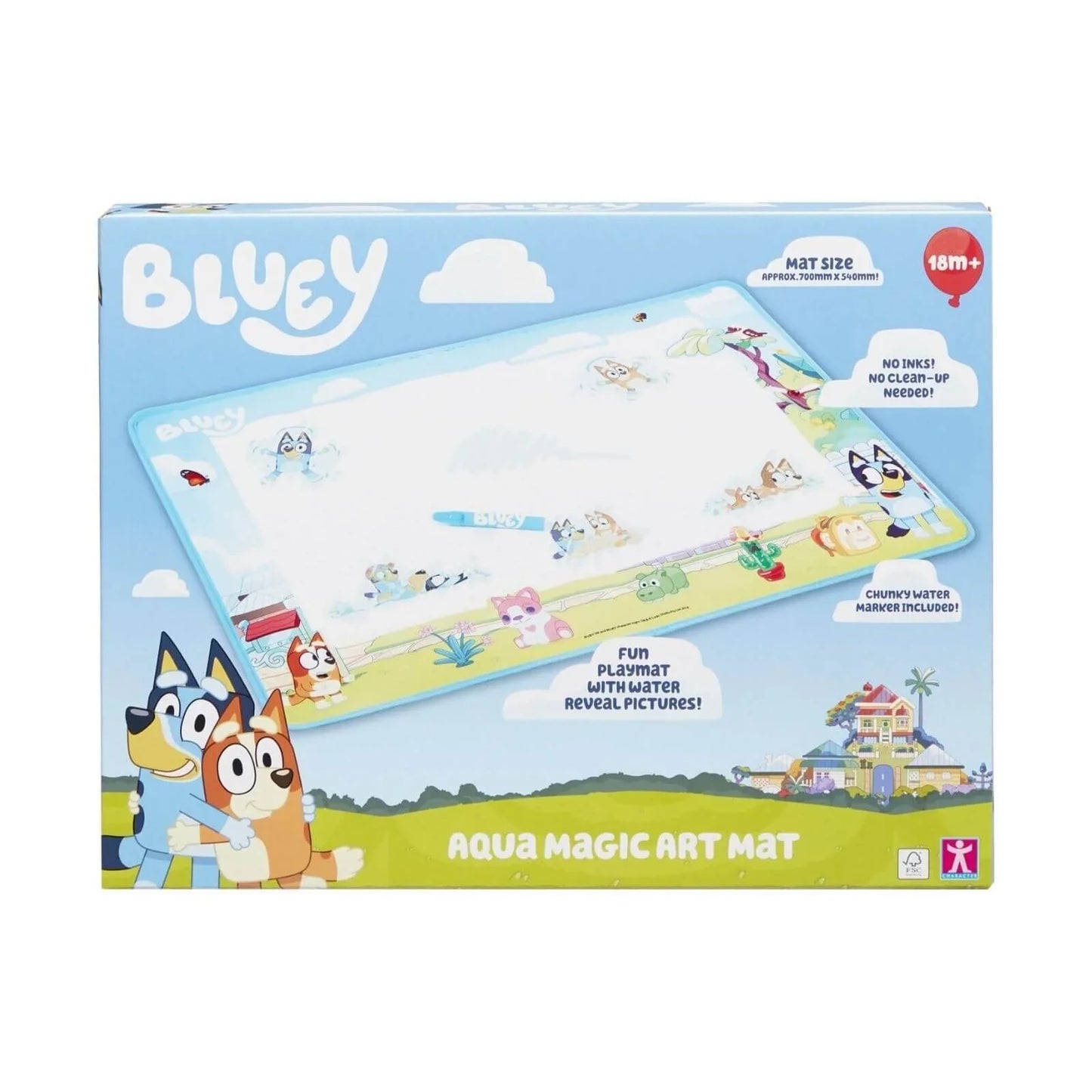 Bluey Aquamagic Art Mat