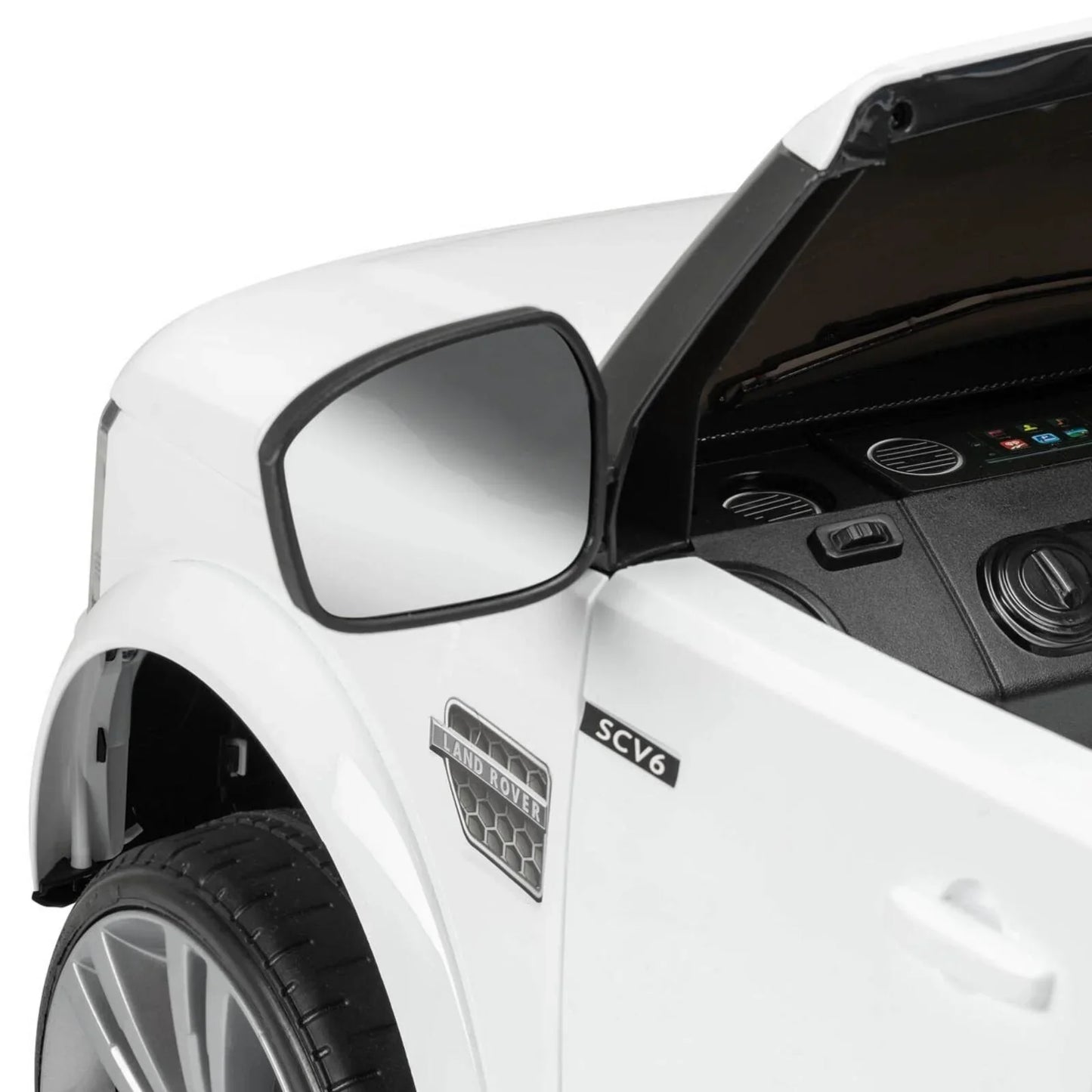 Xootz Landrover Discovery 12V Ride On Lithium - White