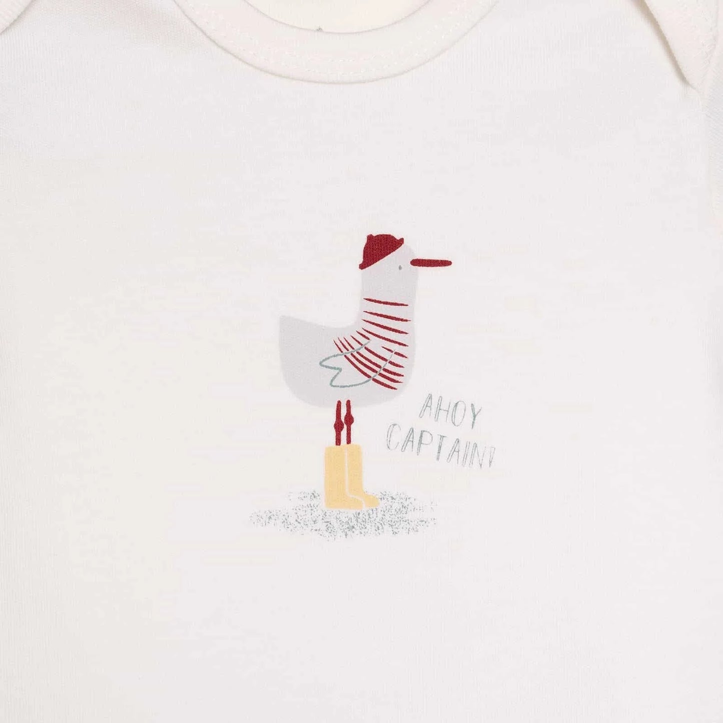 HelloBaby Boy Jumpsuit-Hat-Top - Ecru