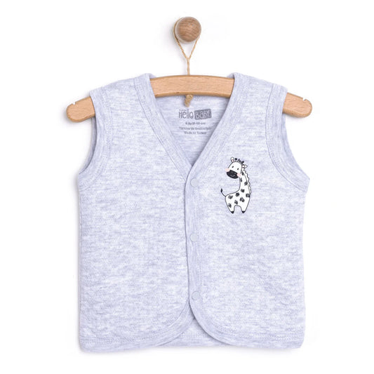 HelloBaby Unisex Classic Vest - Grey Melange