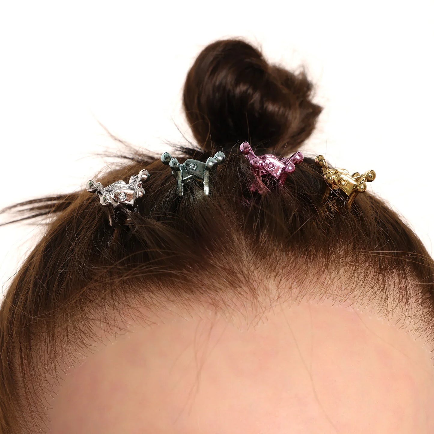 HelloBaby Baby Girl 10 Pcs Hair Clips - Pink