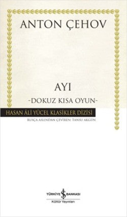Ayı – Anton Pavloviç Çehov – İş Bankası Kültür Yayınları – kitap kapağı