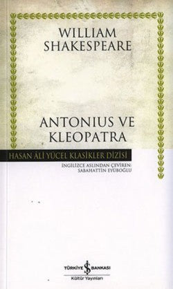 Antonius ve Kleopatra – William Shakespeare – İş Bankası Kültür Yayınları – kitap kapağı