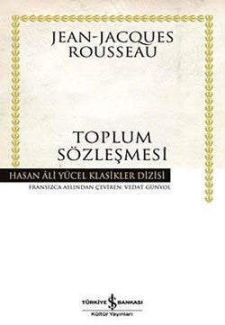 Toplum Sözleşmesi – Jean Jacques Rousseau – İş Bankası Kültür Yayınları – kitap kapağı