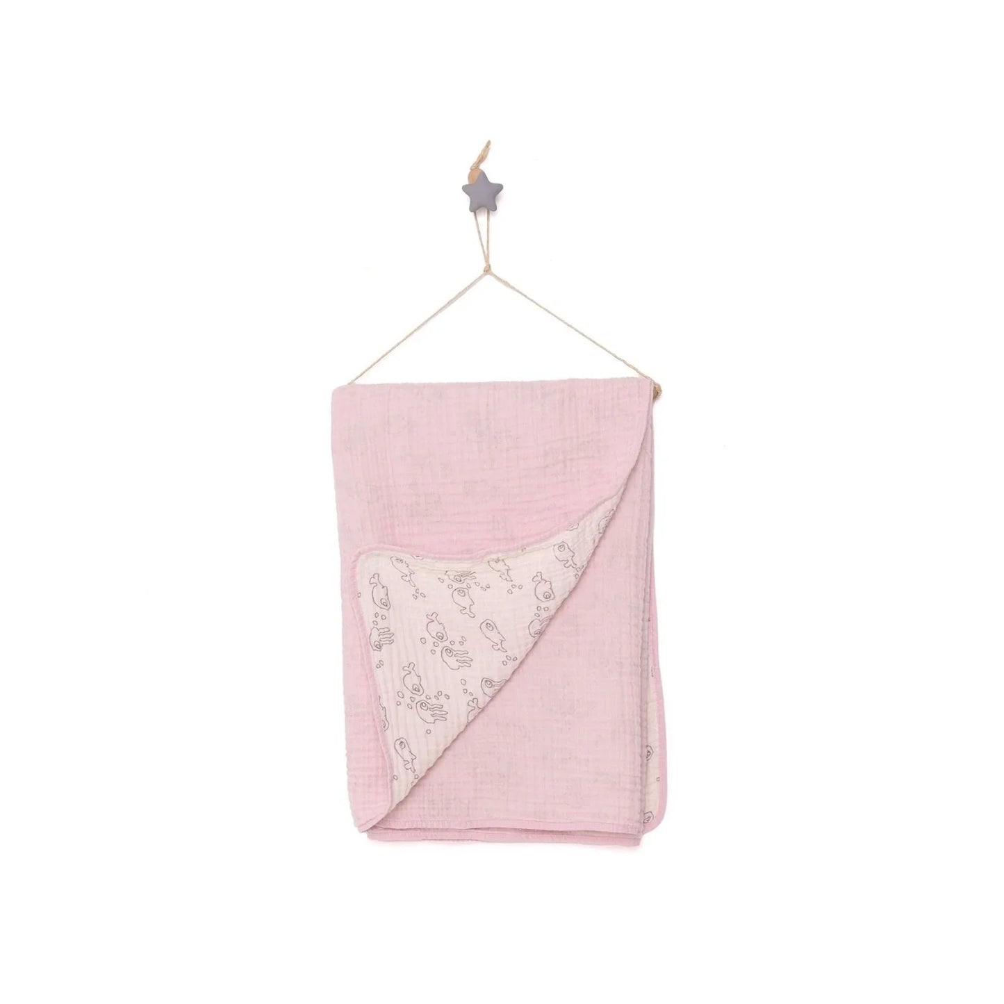Mollia Muslin Blanket - Pink