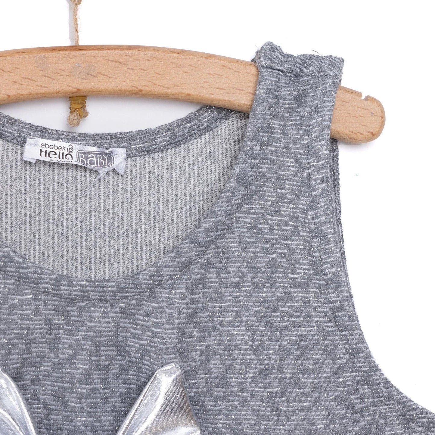 HelloBaby Metallic Girl Skirtall - Silver