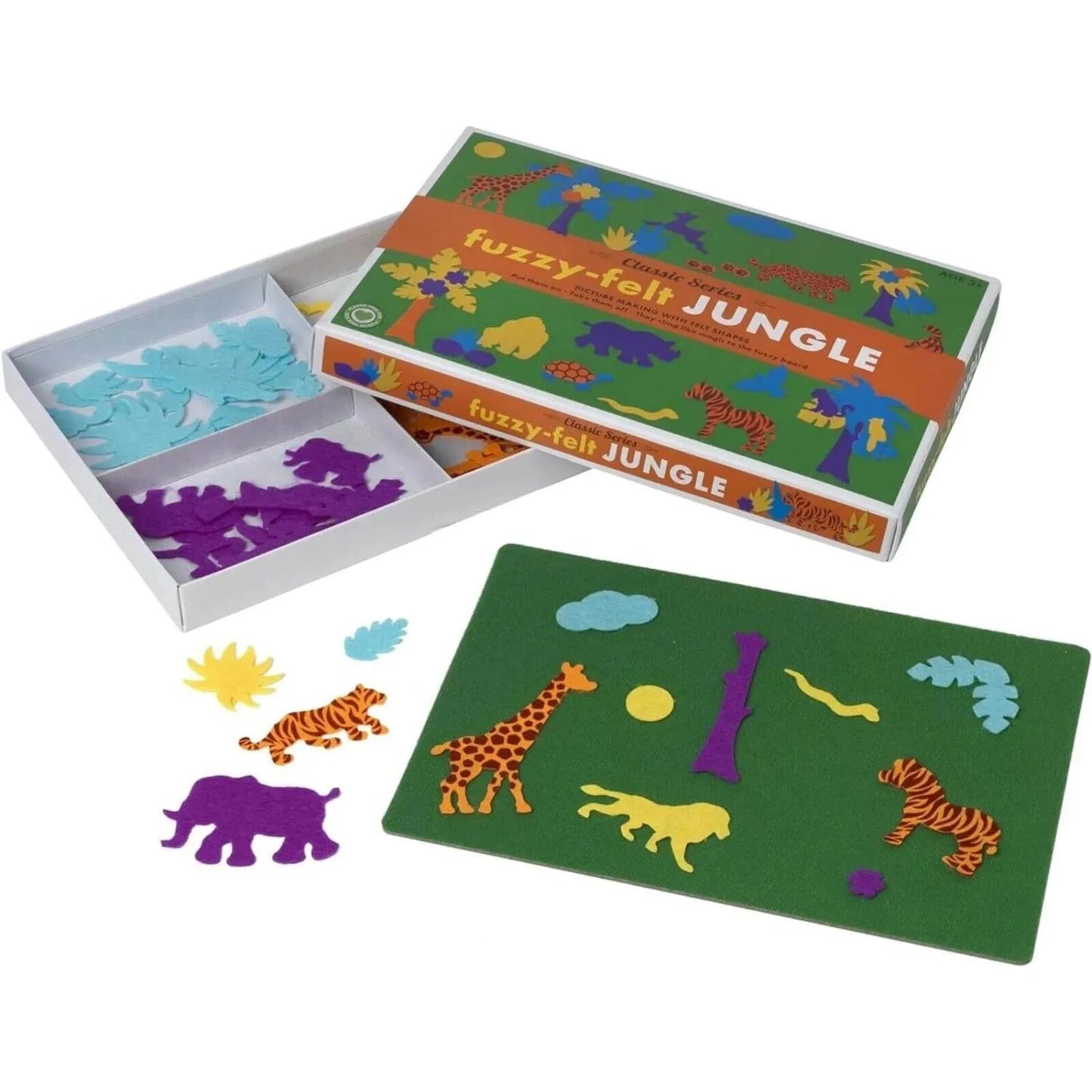 Peterkin Fuzzy Felt Retro - Jungle