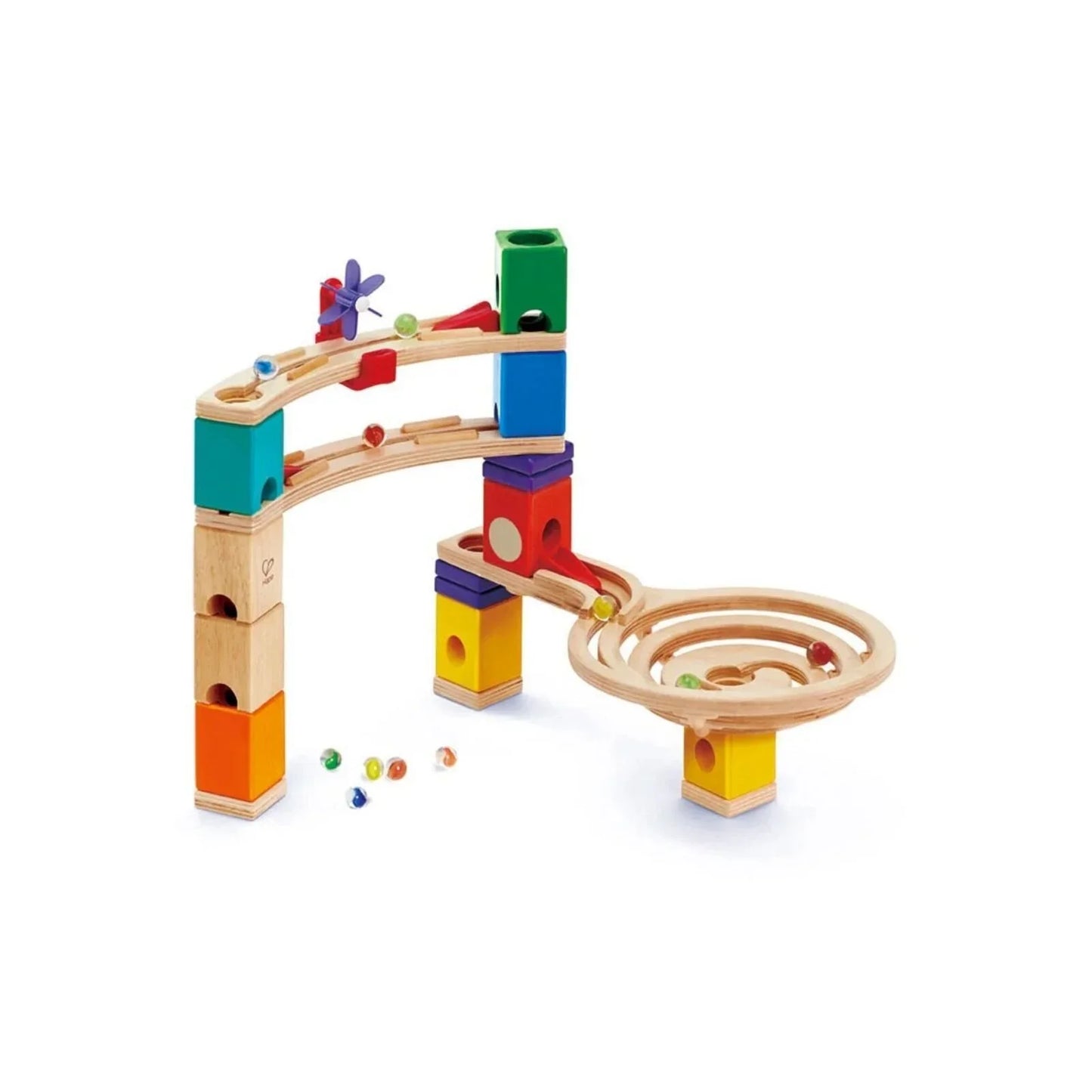 Hape Quadrilla Race to the Finish Marble Run Blocks