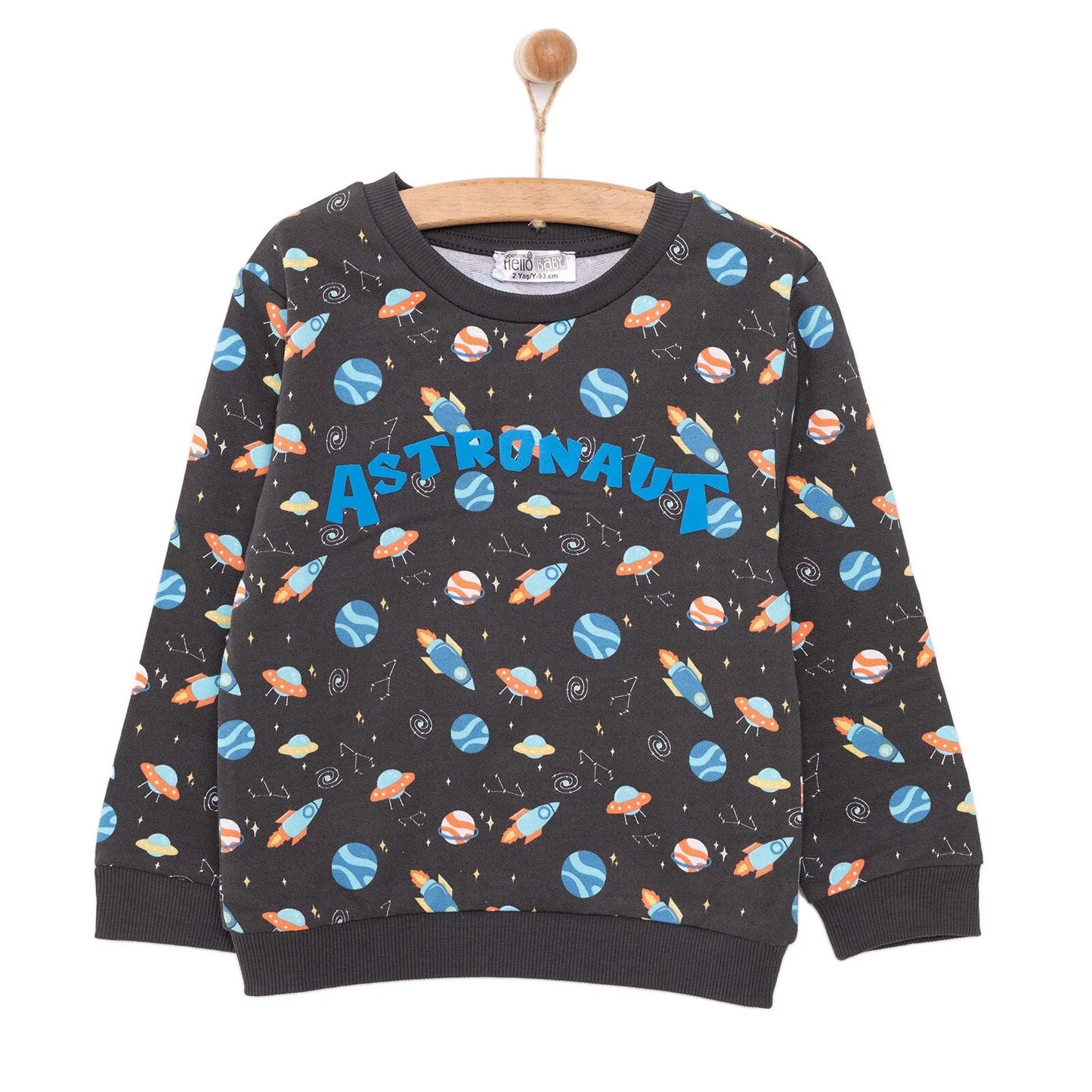 HelloBaby Basic Low Raised Animals Printed Sweatshirt