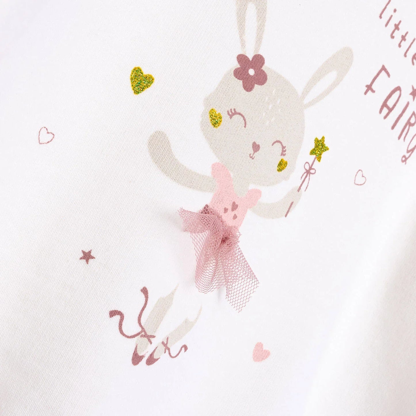 HelloBaby Baby Girl Winter Fairytale Sweatshirt - Ecru