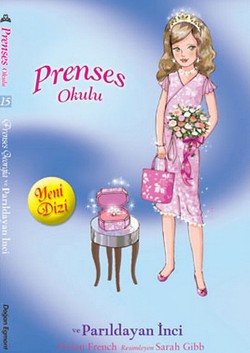 Prenses Okulu 15: Prenses Georgia ve Parıldayan İnci – Vivian French – Doğan Egmont Yayıncılık – kitap kapağı
