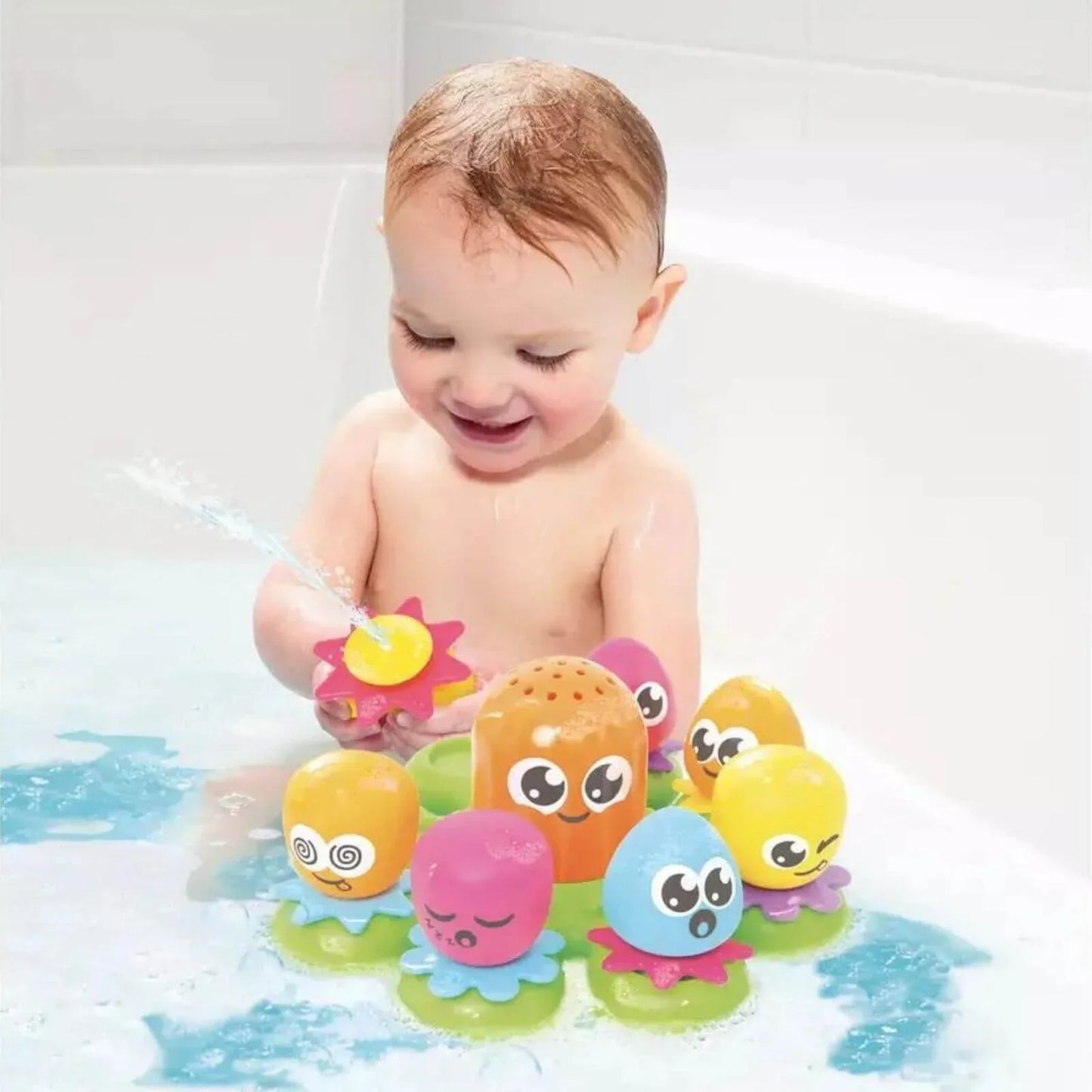 TOMY Toomies Octopals Number Sorting Baby Bath Toy
