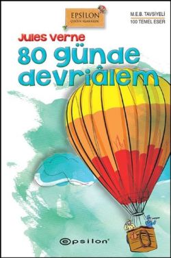 80 Günde Devrialem – Jules Verne – Epsilon Yayınları – kitap kapağı