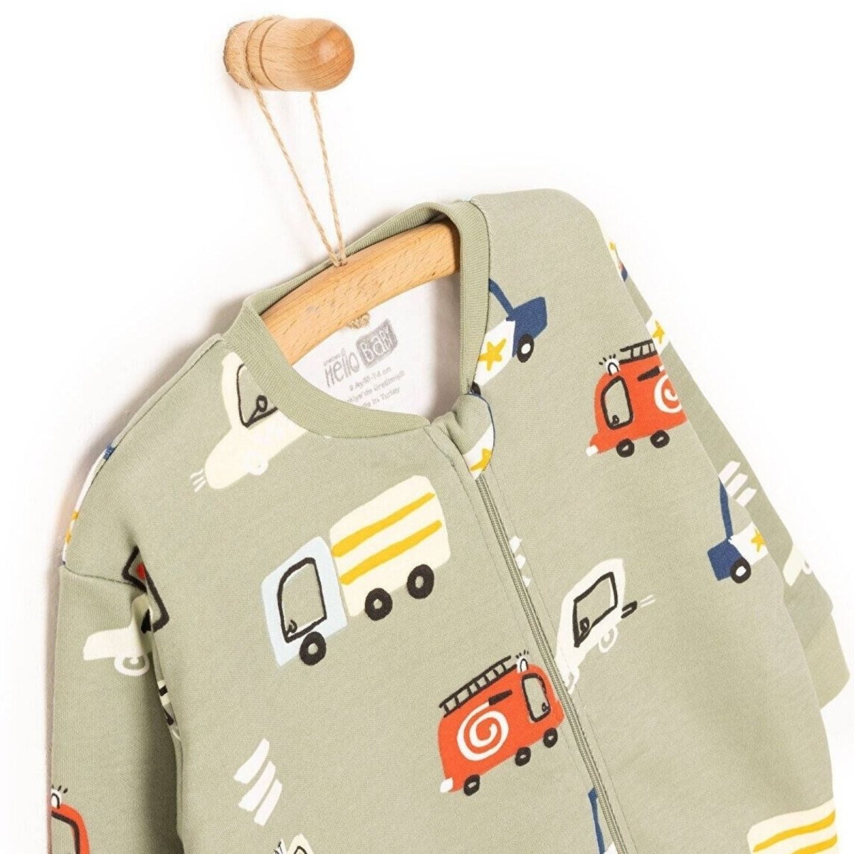 HelloBaby Boy Sleepsuit - Khaki