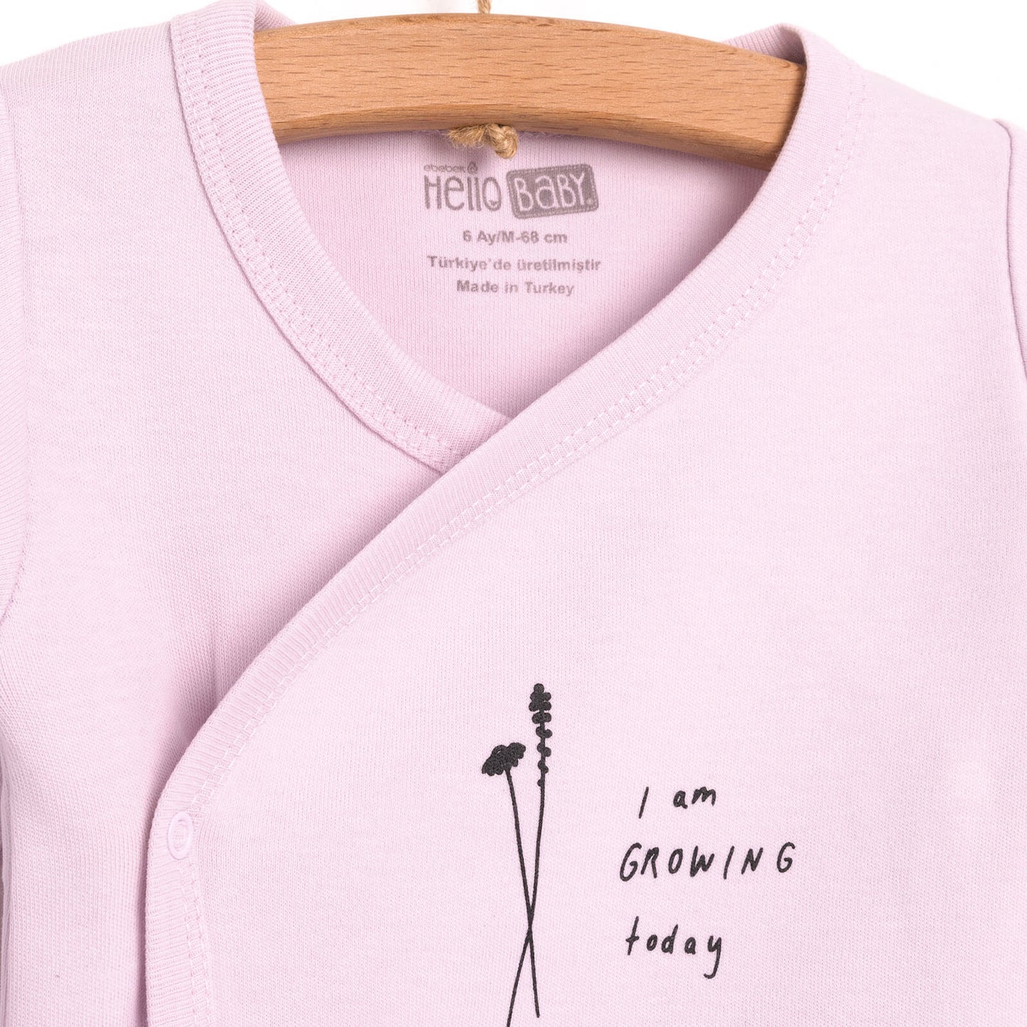 HelloBaby Newborn 2 Pcs Set - Purple