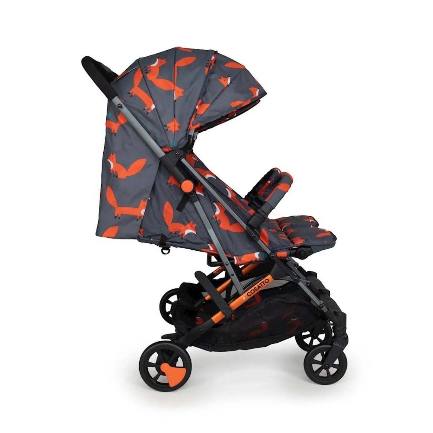 Cosatto Woosh Double Stroller - Charcoal Mister Fox