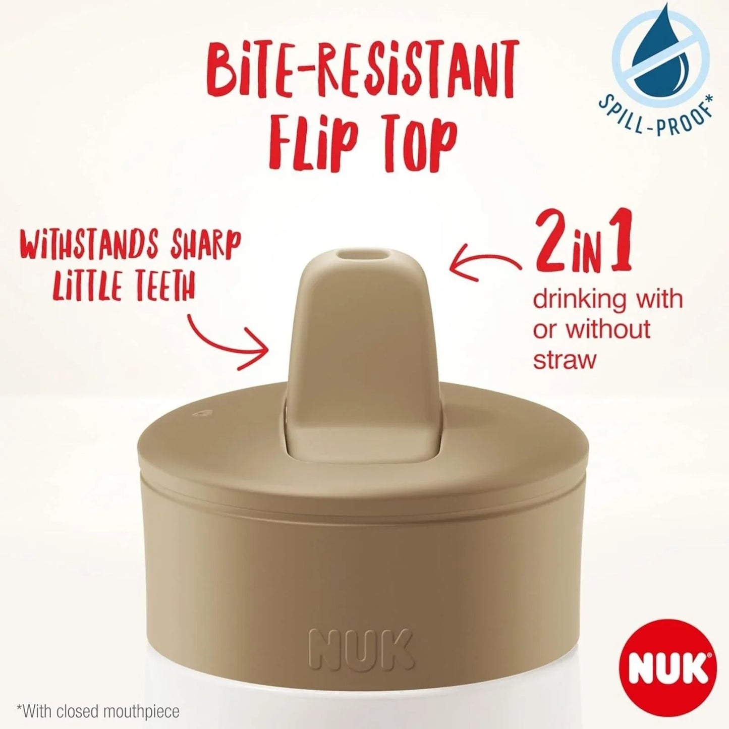 NUK Mini-Mee Sip Cup with Sip Top 9+ months 300ml - Bee
