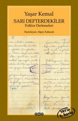 Sarı Defterdekiler – Yaşar Kemal – Yapı Kredi Yayınları – kitap kapağı