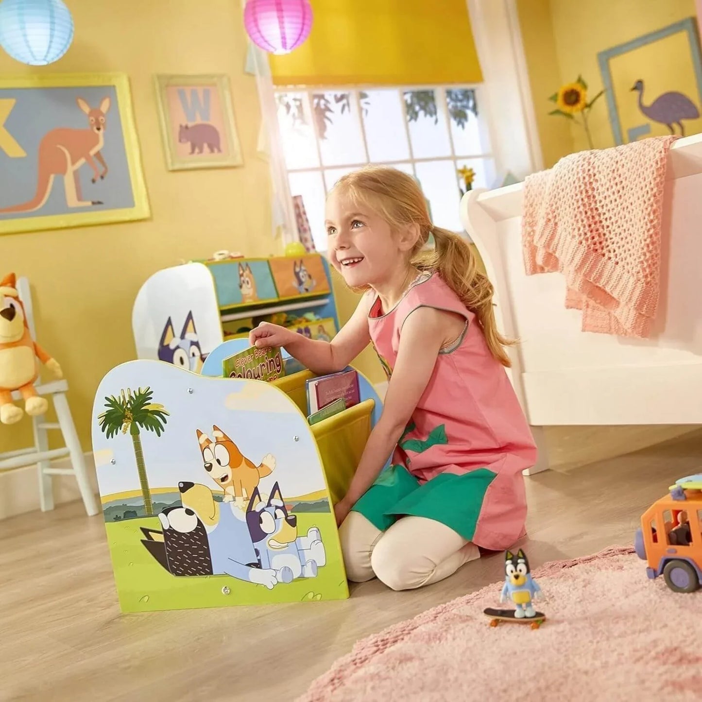 Hello Home Kids Sling Bookcase - Bluey