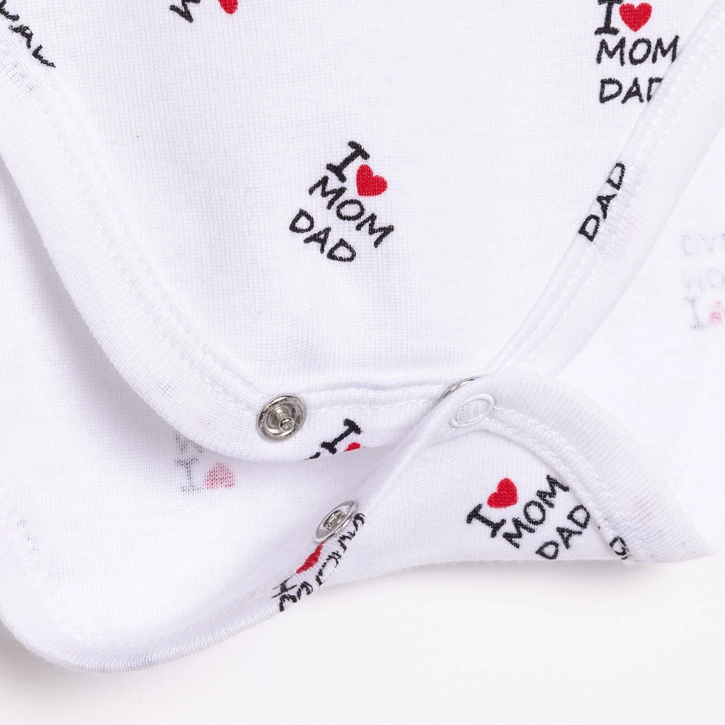 HelloBaby Unisex Long Sleeve Bodysuit - White