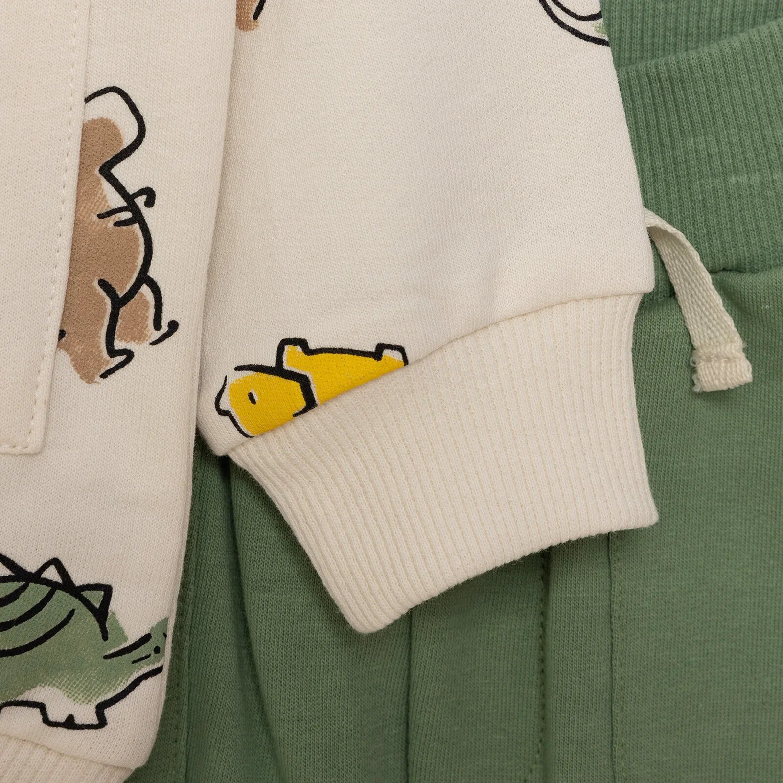 Cocux Animals Baby Boy Tracksuit - Beige