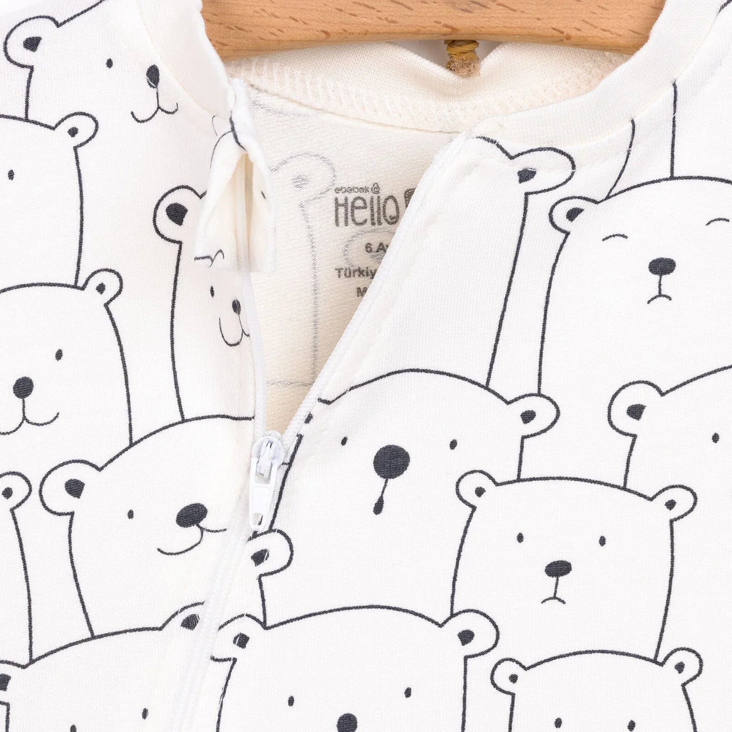 HelloBaby Unisex Jumpsuit - Ecru