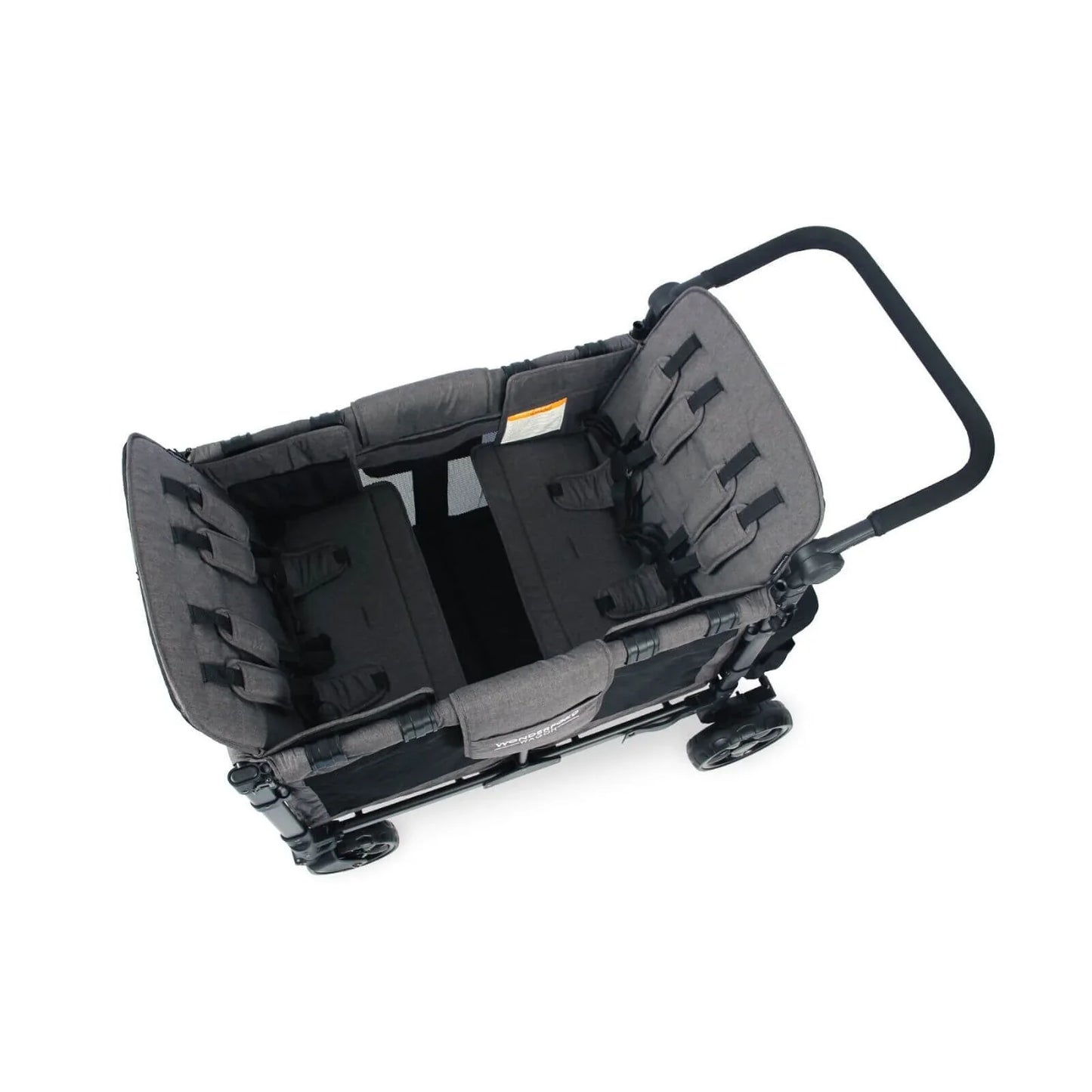 Wonderfold Wagon W4 Elite Quad Stroller Wagon - Charcoal Grey