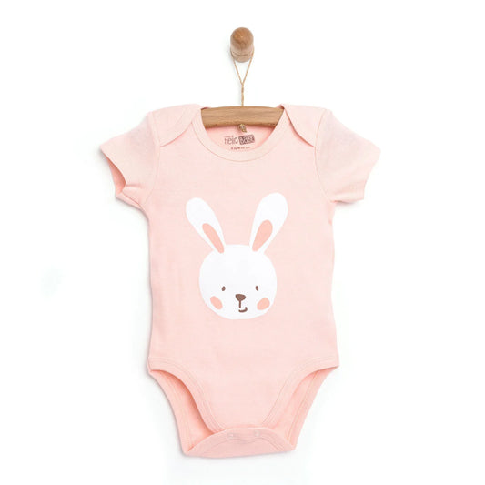 HelloBaby Short Sleeve Bodysuit - Pink