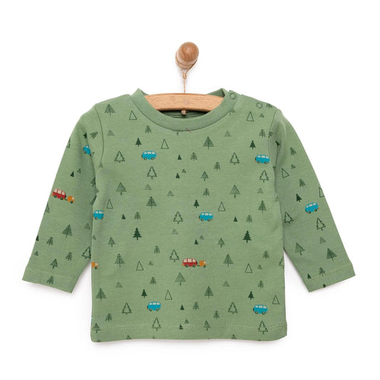 HelloBaby Basic Forest Printed Interlock T-Shirt - Printed