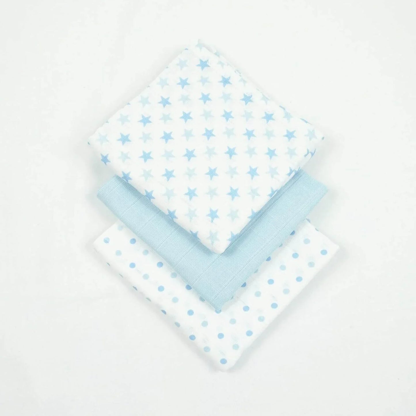 MuslinZ 6 Pack Muslin Squares 70x70cm - Blue